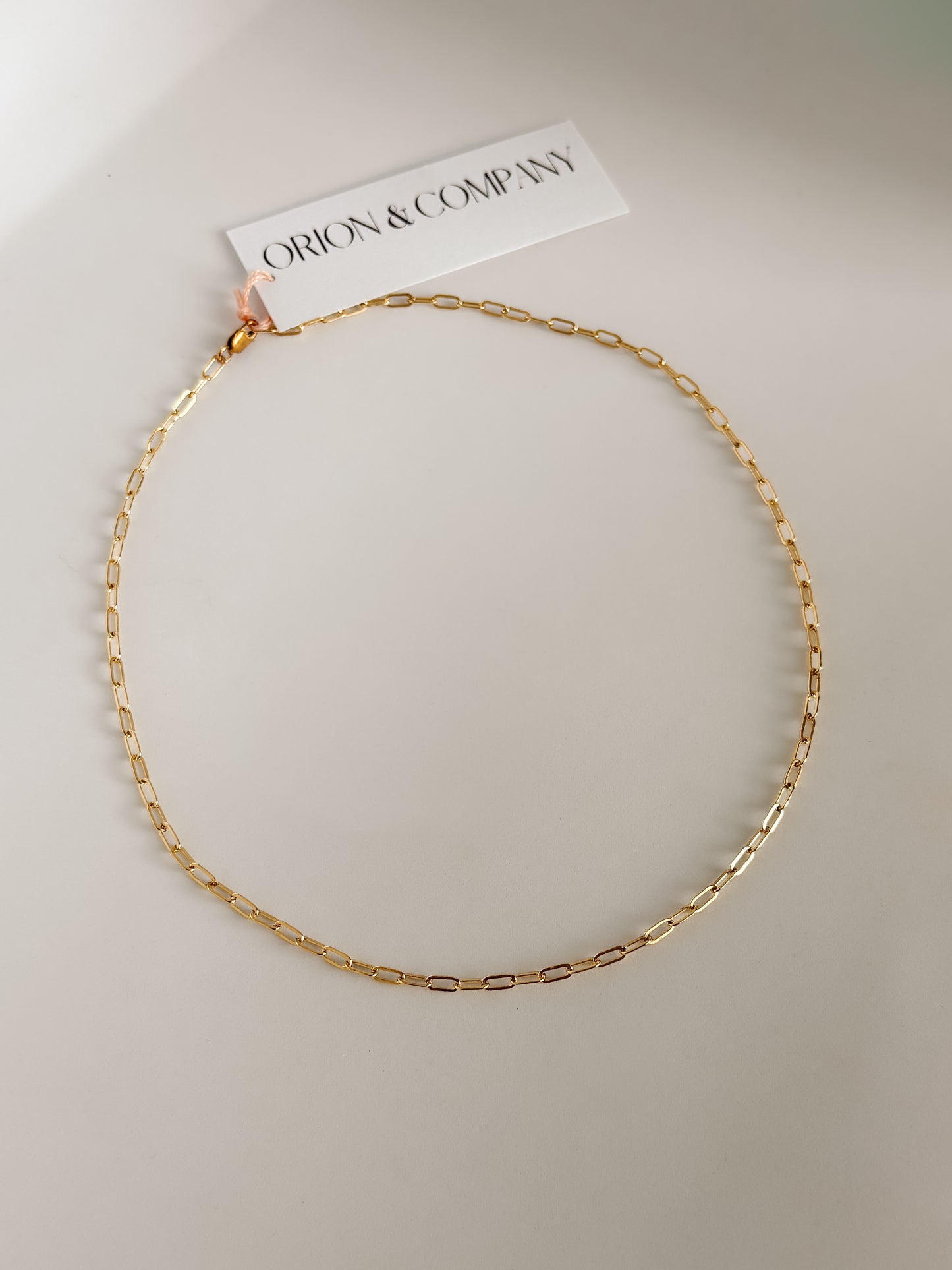 Miss Me Paperclip Necklace