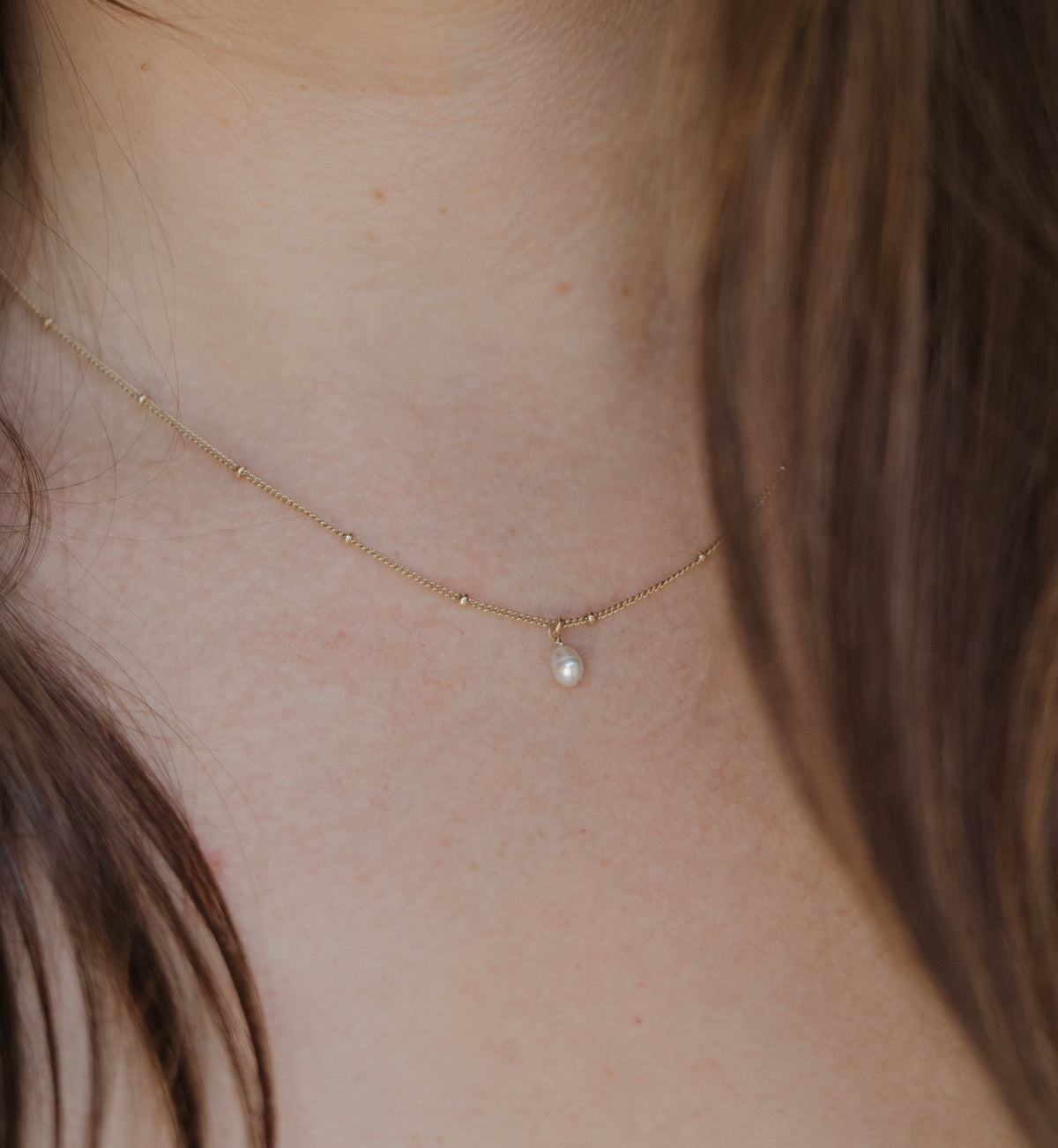 Pearl Drop Necklace