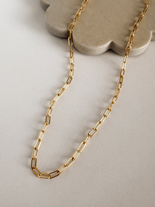 Miss Me Paperclip Necklace